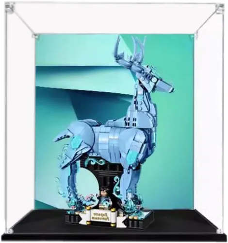 Miniatura 10 de Vitrina acrílica para Lego Harry Potter Expecto Patronum 76414 - Escaparate, protege y decora tu modelo con almacenamiento a prueba de polvo