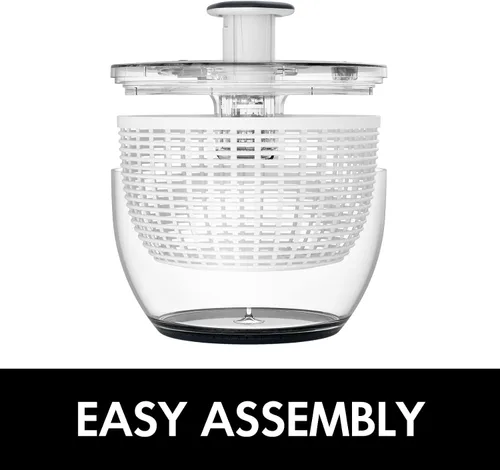 Miniatura 8 de Smile mom Centrifugadora de Ensalada Grande Centrifugadora de Lechuga Accesorios de Cocina, Centrifugadora de Ensalada Grande Lavadora de Verduras