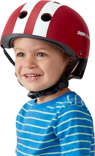 Miniatura 8 de Radio Flyer Casco, casco de bicicleta para niños y niños de 2 a 5 años, rojo Rojo brillante