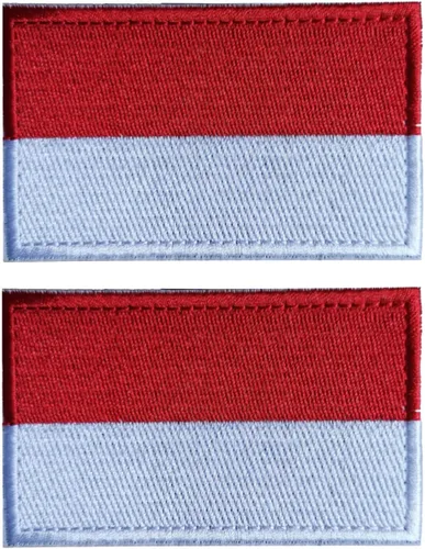 Miniatura 156 de 2 parches de bandera de Japón de AliPlus bordados tácticos militares moral parche apliques gancho y bucle