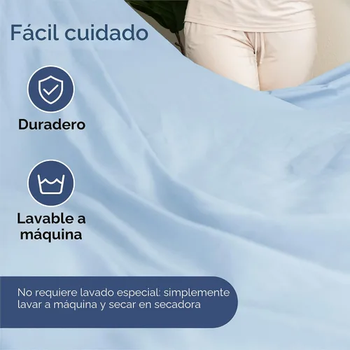 Miniatura 7 de Juego de sábanas tamaño King de 4 piezas - Juego de sábanas cómodas, transpirables y refrescantes - Ropa de cama de lujo para hotel para mujeres, 21
