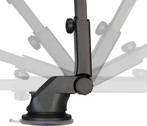 Miniatura 8 de LAX Gadgets Soporte de teléfono para automóvil, negro, compatible con iPhone 13, 12, 11, Samsung Galaxy S20, S10, Note10, dispositivos