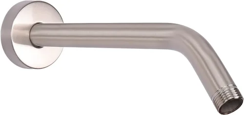 Miniatura 12 de Brazo de ducha HarJue con brida y cinta de teflón, brazo de extensión de tubo de ducha montado en la pared de acero inoxidable 304 para cabezal