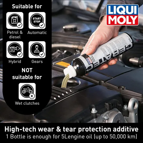 Miniatura 3 de LIQUI MOLY Aditivo para aceite Cera Tec 20002 Protección contra el desgaste cerámico para motores de gasolina y diésel Rendimiento del motor más