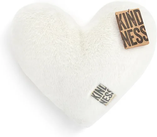 Miniatura 5 de DEMDACO Sharing Kindness - Almohada de poliéster con peso de corazón de 11.5 x 10 pulgadas