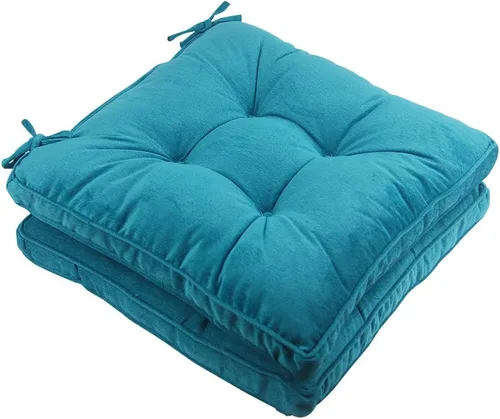 Tiita - Almohada cuadrada para el suelo, cojín de asiento grueso para yoga, meditación, sala de estar, balcón, oficina, exterior, 22 x 22 pulgadas.