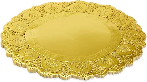 Miniatura 8 de Papel Doily – 60 paquetes de manteles redondos de encaje de papel Doilies para pasteles, postres, exhibición de regalos horneados, ideal para bodas