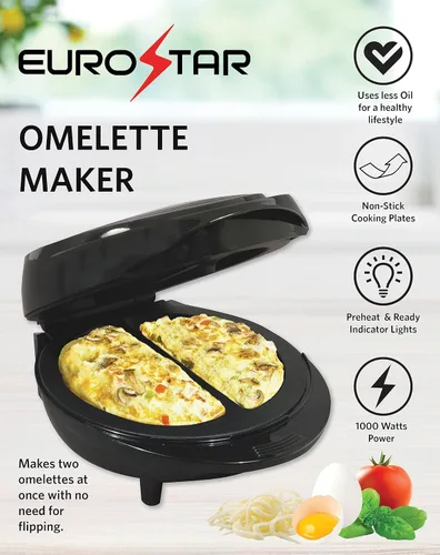 Miniatura 4 de EUROSTAR Máquina de tortillas, negro