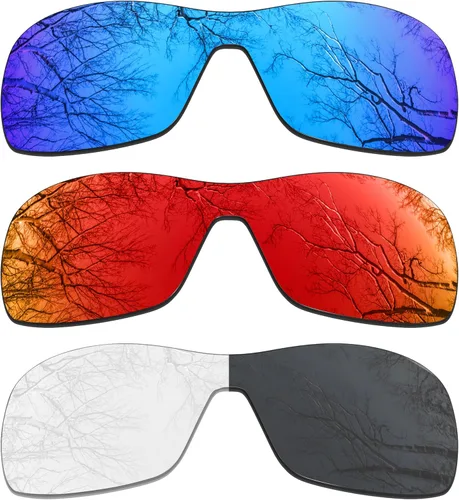 Miniatura 16 de ToughAsNails 3 pares de lentes polarizadas de repuesto para Oakley Antix Pack