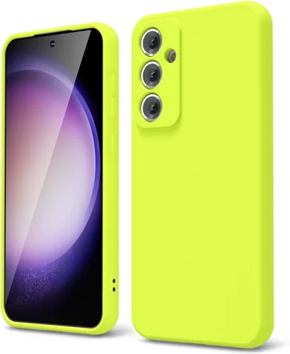Miniatura 95 de oakxco Funda para teléfono Samsung Galaxy S21 Ultra con agarre de silicona líquida, bonita funda delgada y delgada de goma suave de TPU lisa