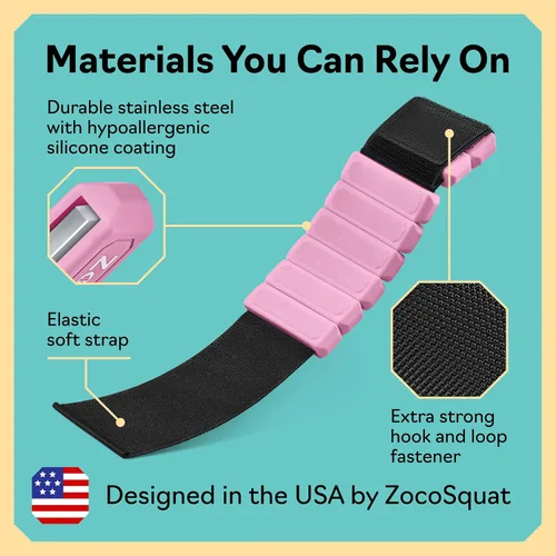 Miniatura 4 de Ankle Weights for Women and Wrist Weights for Women at Home - Arm and Leg Weights, Non-Slip Desig, Set of 2 (1 lb each)