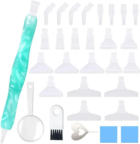 Miniatura 9 de Praise V Do Bolígrafo de Pintura de Diamantes, Pluma de Arte de Diamantes, Juego de Herramientas y Accesorios de Pintura de Diamantes, Estiércol