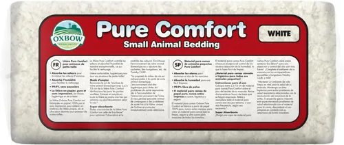 Miniatura 7 de Oxbow Pure Comfort Lecho, Conejo, Hámster y Cobaya, Suministros de Conejito para Caja de Arena, Seguro para Mascotas, Bajo Polvo, Papel Blanco