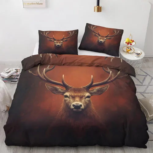 Miniatura 9 de Funda de edredón abstracta tamaño individual Juego de ropa de cama de arte colorido 2 piezas Funda de edredón con patrón de microfibra suave