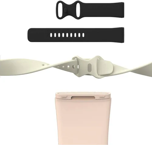 Miniatura 2 de Seleek Bandas de Repuesto Compatibles con Fitbit Versa 3 / Versa 4 / Sense/Sense 2, Pulseras Accesorios Clásicos de Silicona Ajustables Correas
