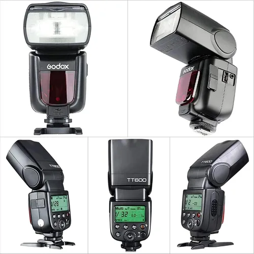 Miniatura 8 de Godox Flash TT600 - Flash Speedlite con Sistema de Disparador Integrado Compatible para Canon, Nikon, Pentax, Olympus, Fujifilm, Panasonic