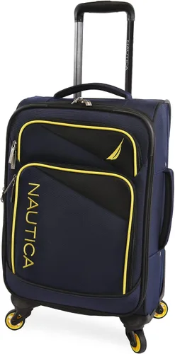 Miniatura 2 de Nautica Emry - Juego de equipaje de 2 piezas, Azul marino, amarillo, Nautica Emry - Juego de equipaje de 2 piezas
