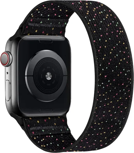 Miniatura 19 de Correa elástica de nailon para Apple Watch, de 1.49, 1.57, 1.61, 1.65, 1.73, 1.77 y 1.772 pulgadas, deportiva, trenzada, Ultra iWatch Serie 8 7 SE 6