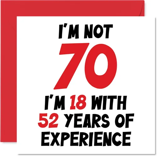 Miniatura 41 de Tarjeta de cumpleaños número 100 para mujeres y hombres, no 100, soy 18 con 82 años de experiencia, divertida tarjeta de felicitación de feliz
