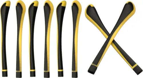 Miniatura 6 de PATIKIL Puntas de extremo de gafas, gafas antideslizantes para orejas de calcetín de oído, manga de tubo de silicona para patas cuadradas de metal