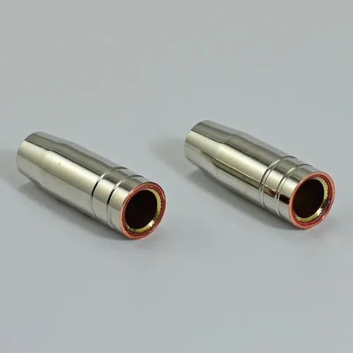 RIVERWELD MIG MAG - Boquilla cónica de gas 145.0075, grosor de pared de cobre, 0.047 in, para soplete de soldadura de CO2 15AK MB15, paquete de 10