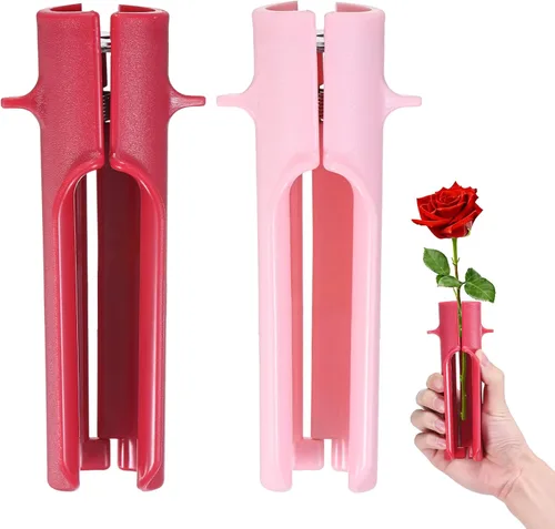 Miniatura 19 de M METERXITY Paquete de 1 herramienta peladora de espinas de rosas, pelador de espinas de hojas de tallo de rosa de metal para ramos, ramas
