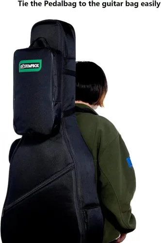 Miniatura 4 de Eno Music 14" Bolsa Mini para Pedal de Efectos de Guitarra Compacta Pequeña