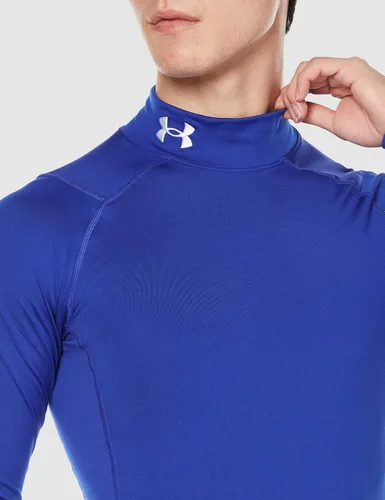 Miniatura 4 de Under Armour ColdGear Camiseta de compresión para hombre, con cuello alto falso
