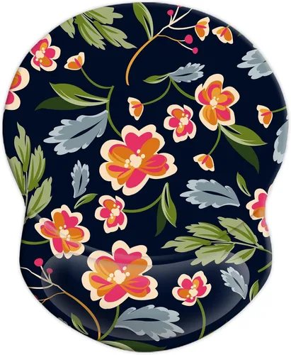 Miniatura 10 de Alfombrilla de mouse ergonómica con soporte para muñeca, cómoda alfombrilla de mouse para computadora con base de poliuretano antideslizante