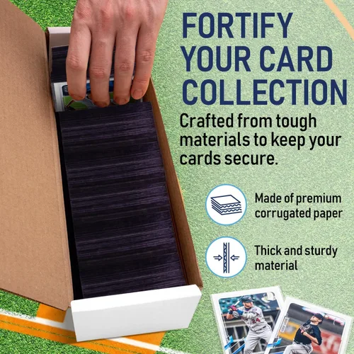 Miniatura 5 de Caja de Almacenamiento Premium para Tarjetas Coleccionables de Deportes, Béisbol, Fútbol Americano, Baloncesto, MTG y TCG para Coleccionistas