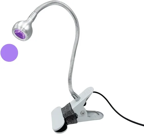 Miniatura 8 de Gel X - Lámpara LED UV para uñas, brazo flexible de 360° con base de clip, lámpara UV de cuello de cisne USB de 5 V para puntas de gel, esmalte