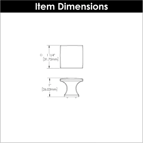 Miniatura 5 de Hickory Hardware SS Studio Collection - Tirador de mueble