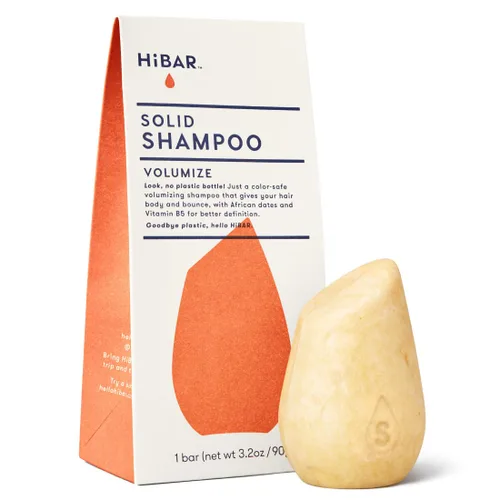 Miniatura 4 de HIBAR - Barra de champú hidratante - Para cabello seco y encrespado - Profundamente nutritivo e hidratante - Con aceite de coco y vitamina B5 - Sin