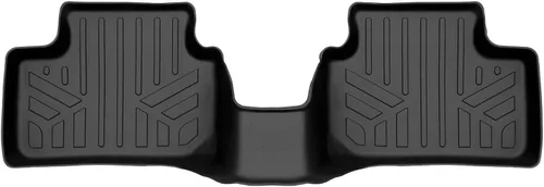SMARTLINER Alfombrillas negras de segunda fila para todo tipo de clima, compatibles con Volvo XC40 Recharge 2021-2023, recarga Volvo C40 2022-2023
