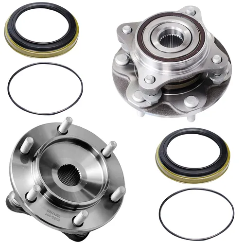 Detroit Axle - Bujes de rodamiento de rueda delantera 4WD para Toyota 4Runner FJ Cruiser Tacoma Lexus GX460 GX470, rodamientos de rueda de repuesto