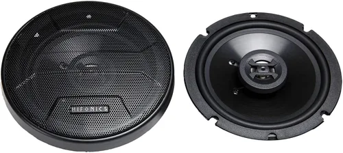Hifonics ZS65CXS Zeus - Altavoces coaxiales para automóvil (negro, par) - Altavoces coaxiales de montaje poco profundo de 6.5 pulgadas, 300 vatios,
