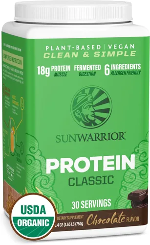 Miniatura 9 de Proteína vegana limpia en polvo sabor vainilla Fórmula de proteína orgánica a base de plantas con 5 mezclas de superalimentos germinados