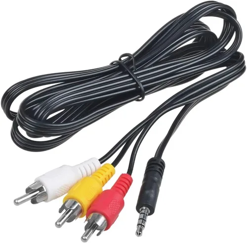 Miniatura 4 de A/V 3 RCA cable de audio/video AV compatible con JVC Everio GZ-MG50 GZ-MG57 GZ-MG67 GZ-MG70 GZ-MG77 GZ-MG130 GZ-MG130U GZ-MG132 GZ-MG150 GZ-MG155