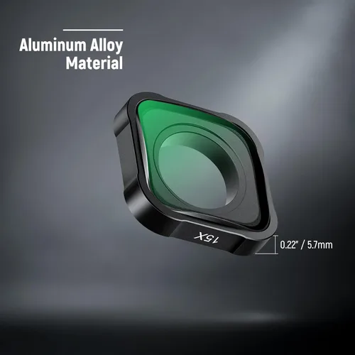 Miniatura 6 de NEEWER Lente de aumento 15X 2.8-3.9 in Distancia focal para fotografía macro primer plano, compatible con cámara de acción GoPro Hero 13 12 11 10 9
