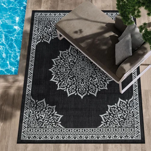 Miniatura 48 de CAMILSON Alfombra para exteriores, alfombras modernas para patios interiores y exteriores, tapetes de cocina y pasillo, alfombra lavable para porche