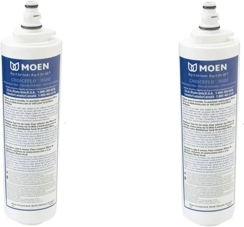 Miniatura 5 de Moen 9601 ChoiceFlo Filtro de agua de repuesto compatible con grifos de cocina filtrados Moen Sip