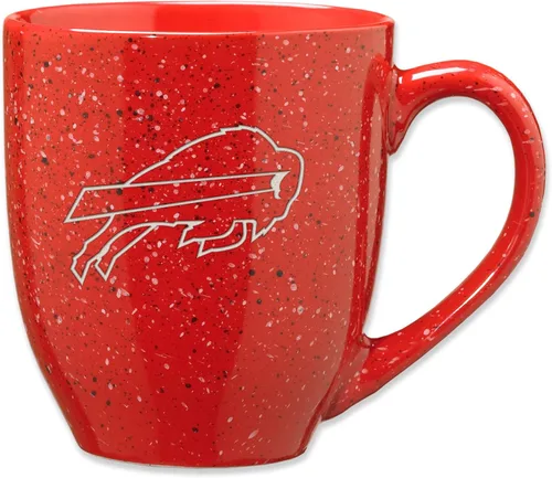 Miniatura 71 de Rico Industries - Taza de café de cerámica con grabado láser de color del equipo de fútbol de la NFL, 16 oz