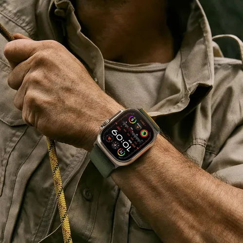 Miniatura 7 de Suitisbest Paquete de 2 correas deportivas compatibles con Apple Watch Ultra de 49mm 46mm 45mm 44mm 42mm 41mm 40mm 38mm, correa deportiva elástica