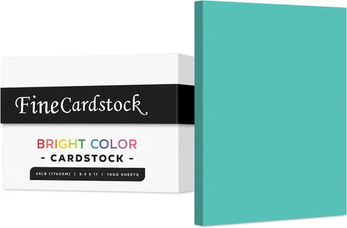 Miniatura 35 de Papel de alta calidad para tarjetas de colores, caja de 1000 hojas, cartulina de peso medio de 65 libras, perfecta para suministros escolares, artes