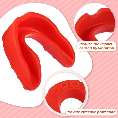 Miniatura 3 de Kathfly Paquete de 100 protectores bucales deportivos a granel atléticos a granel de goma de mascar de silicona para protección de dientes