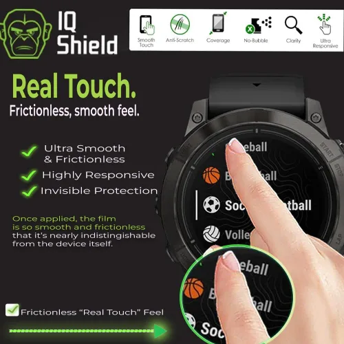 Miniatura 7 de IQShield Paquete de 6 protectores de pantalla para Garmin Fenix 7/7 Pro (solar/zafiro solar) (1.850 in) / Epix (Gen 2) / Epix Pro (1.772 pulgadas)