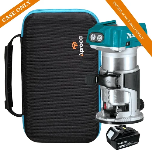 Miniatura 5 de Aproca Funda compatible con Makita XTR01Z 18V LXT de iones de litio sin escobillas, router compacto inalámbrico, bolsa protectora de almacenamiento