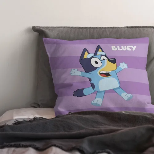 Miniatura 3 de NORTHWEST Bluey Pillow, 18 x 18 pulgadas, rollo de llamada Bluey Roll Call Bluey