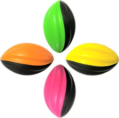 Blu Jay LMC Products - Mini balones de fútbol americano de espuma en espiral de 5 pulgadas, fútbol pequeño para niños, fútbol para niños pequeños,