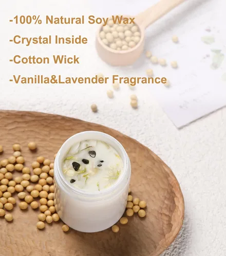 Miniatura 4 de Regalo de inauguración de la casa para el nuevo hogar, vela perfumada de vainilla y lavanda, regalos para mujeres amigas, regalo para el nuevo hogar